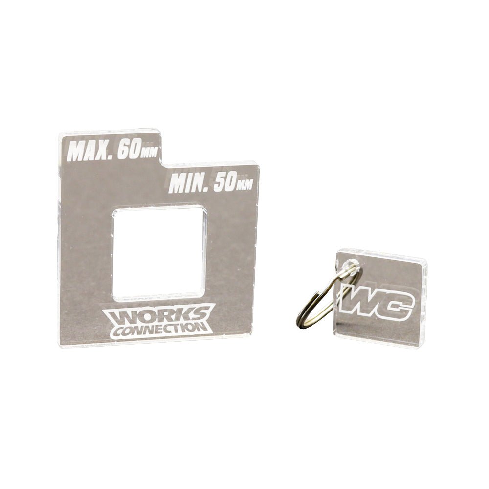 WORKS CONNECTION CHAIN TENSIONER GAUGE YAMAHA YZ250F - 450F 18 - 25 50MM - 60MM - ACE Race Shop