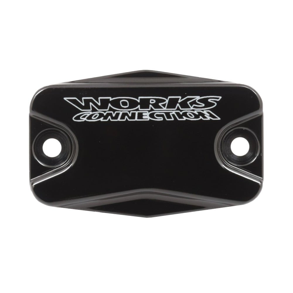WORKS CONNECTION CLUTCH MASTER CYLINDER COVER BRAKTEC GAS/HQV EC - EC - F 21 - 25, MC/MC - F/EX 125 - 450 24 - 25, TE/FE150 - 501 22 - 24 BLACK - ACE Race Shop