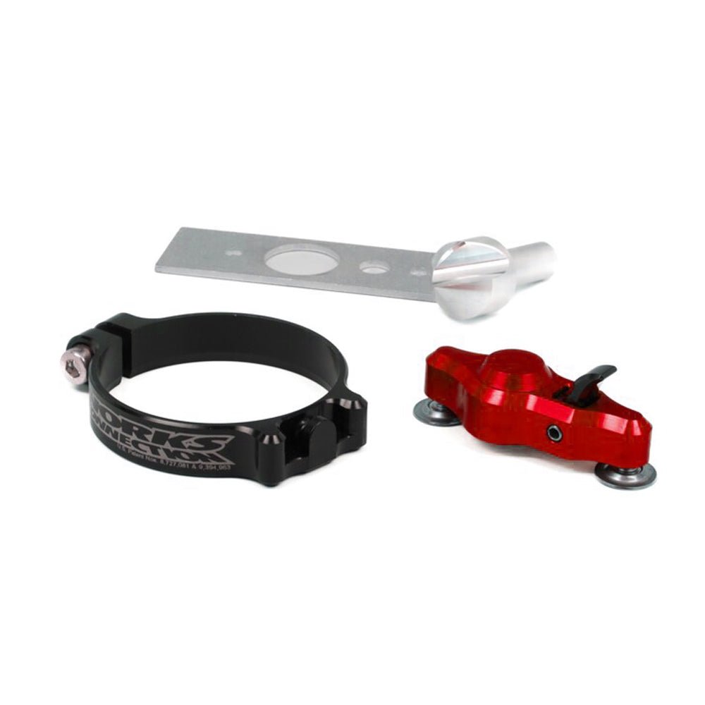 WORKS CONNECTION PRO LAUNCH KIT START DEVICE HONDA CR250 02 - 07, CRF250R 04 - 09, CRF450R 02 - 08 RED - ACE Race Shop