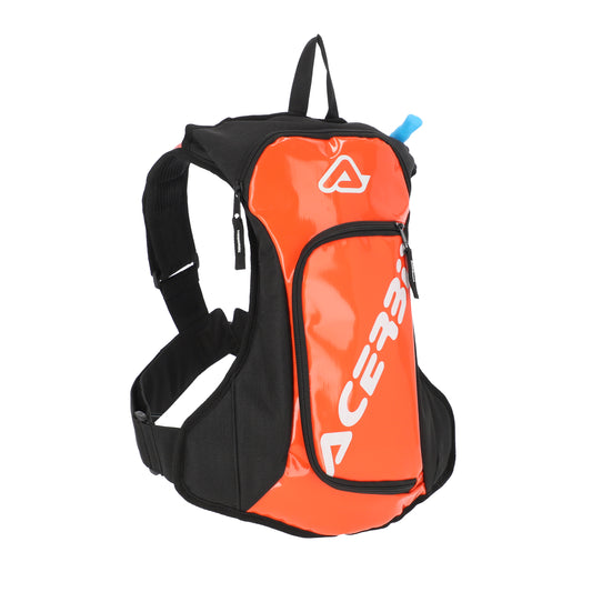 ACERBIS 5L BACKPACK ACQUA LOGO BLACK&ORANGE