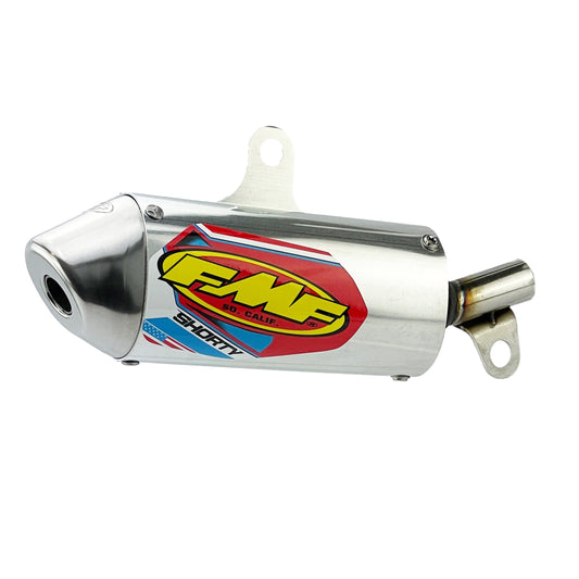 Powercore 2 Shorty Exhaust Silencer 89-25 Suzuki RM 80 85 - FMF 023011