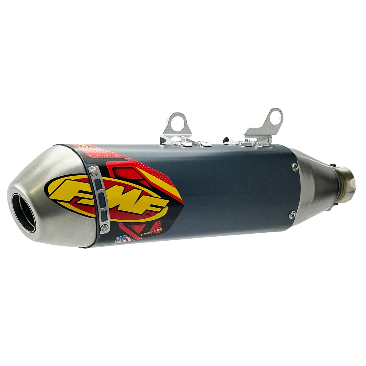 Powercore 4 Hex Exhaust Silencer 20-23 KTM Husqvarna GasGas XCF-W 350-501 - FMF 045645