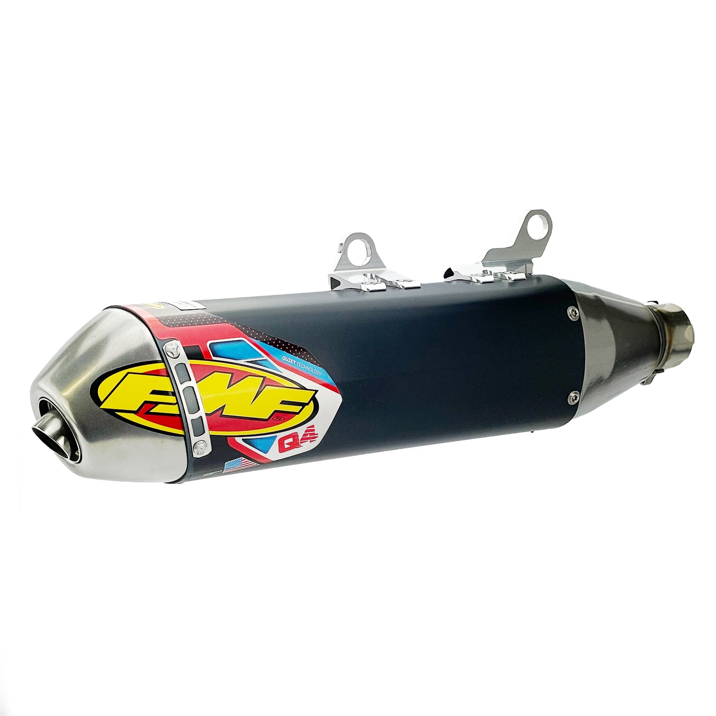 Q4 Hex Exhaust Silencer 20-23 GasGas Husqvarna KTM 250 350 450 500 501 - FMF 045646