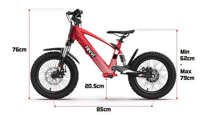 16" XL REVVI ELECTRIC BALANCE BIKE - ALL COLOURS - ACE Race Shop