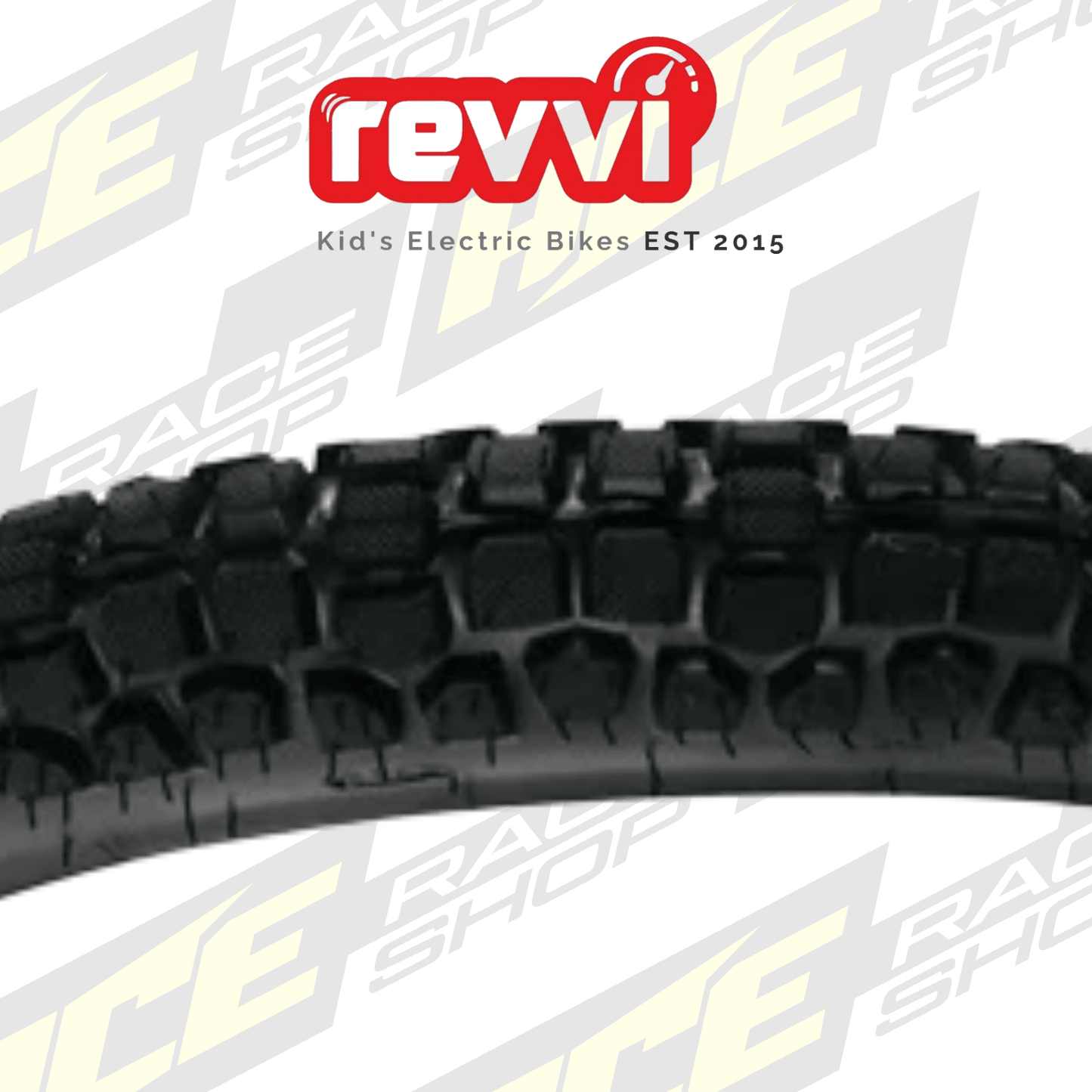 18″2.50 Tyre – To fit Revvi 18″ Bikes Front or Rear - ACE Race Shop