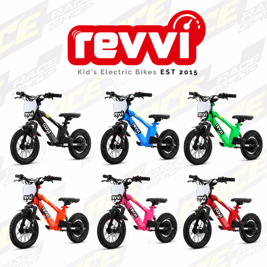 20" REVVI ELECTRIC KIDS BALANCE BIKE - RED/ORANGE/BLUE/GREEN/BLACK/PINK - ACE Race Shop