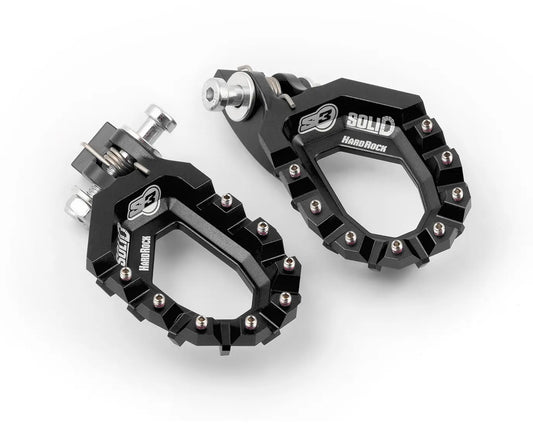 NEW – S3 Footrests Trial ‘Solid Hardrock’ – BLACK