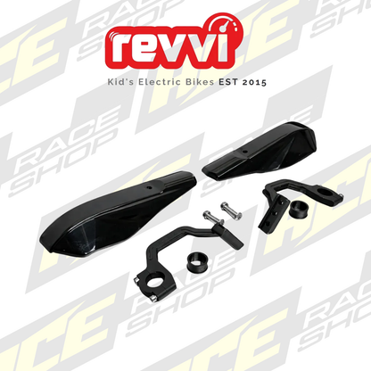 Hand guard kit – To fit Revvi 12″ + 16″ + 16″ plus + 16XL + 18″ + 20″ electric bikes