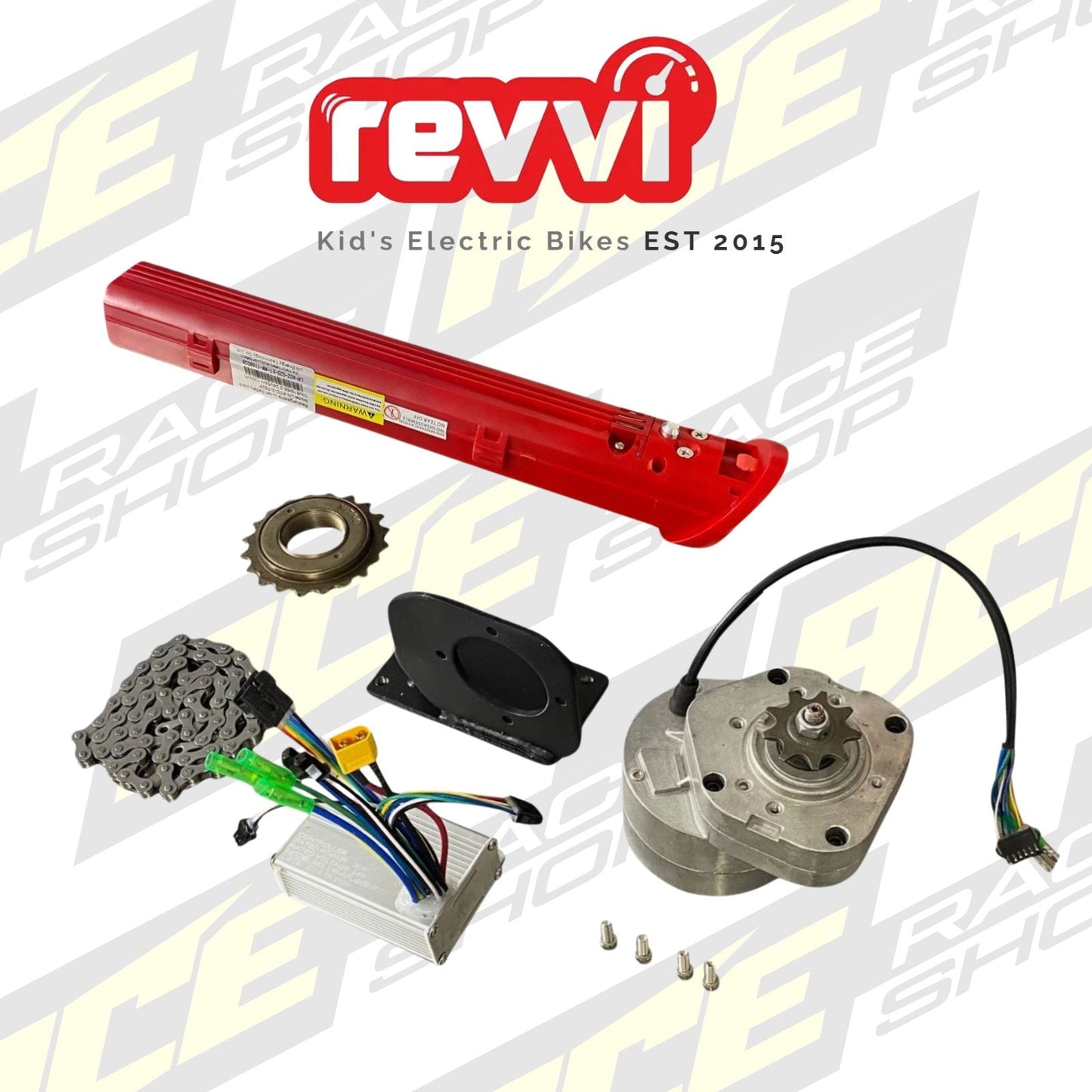 350w Brushless Upgrade Kit – To fit Revvi 16″ + 16″ Plus bikes - ACE Race Shop