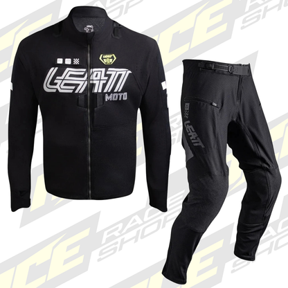 LEATT ENDURO / TRAIL RIDING JACKET & PANT KIT COMBO X-FLOW BLACK
