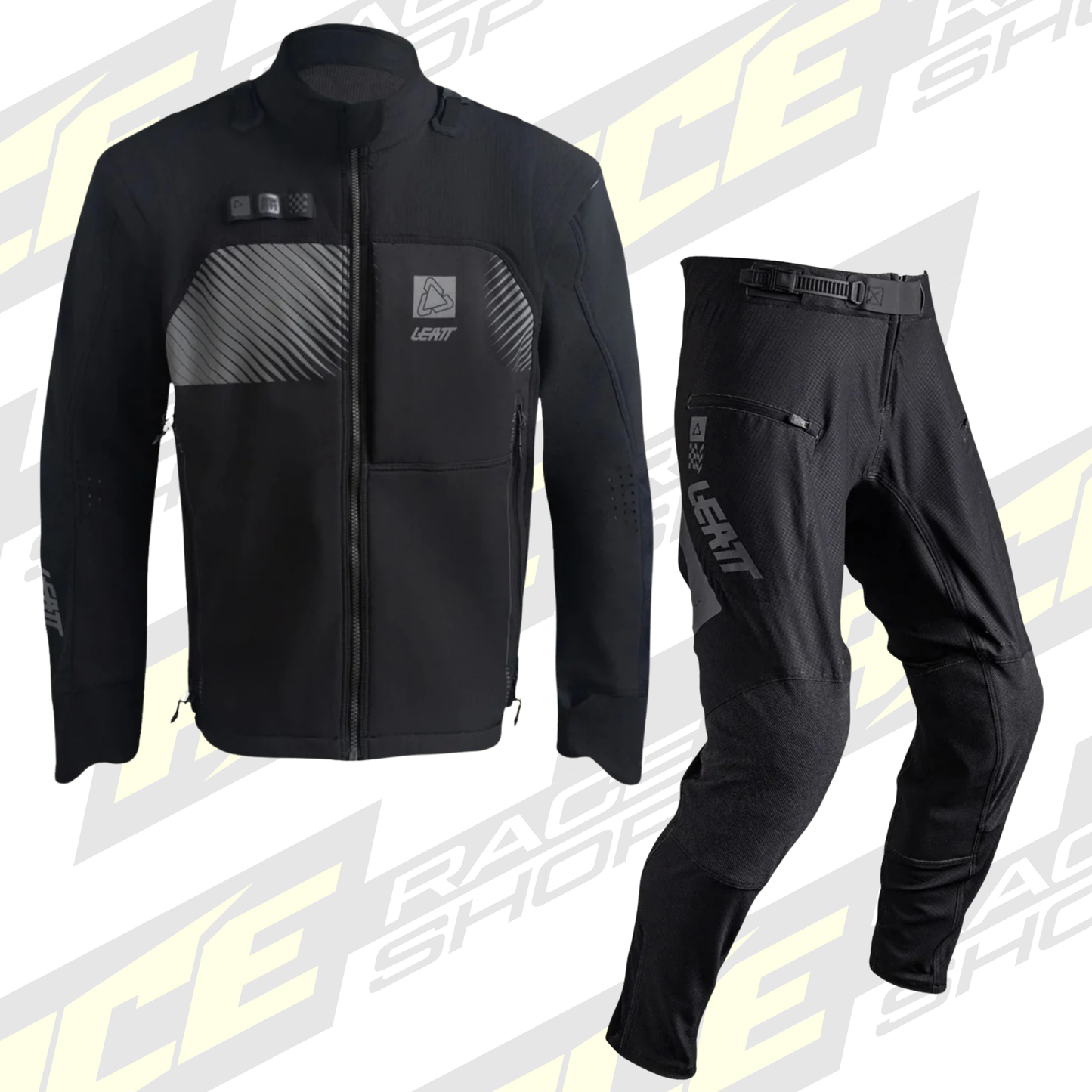 LEATT 4.5 ENDURO / TRAIL RIDING JACKET & PANT KIT COMBO - BLACK