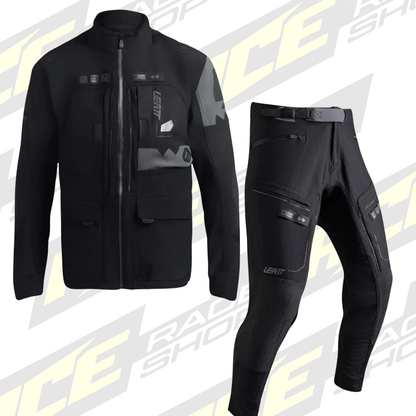 LEATT ENDURO WAERPROOF HYDRADRI 6.5 JACKET&PANT COMBO - BLACK