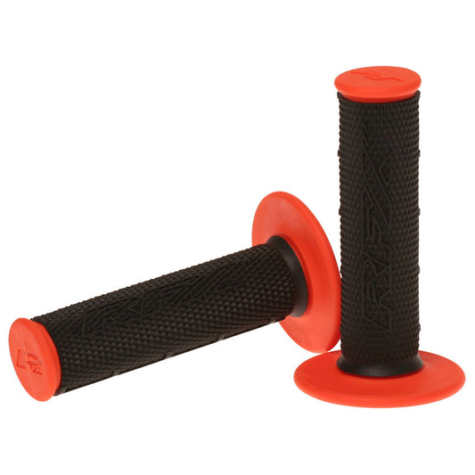 RFX PRO DUAL COMPOUND GRIPS BLACK/ORANGE (PAIR)
