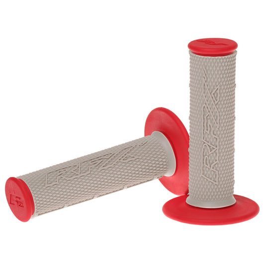 RFX PRO DUAL COMPOUND GRIPS GREY/RED (PAIR)