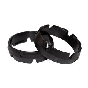 FORK PROTECTION RINGS 48MM BLACK- APICO
