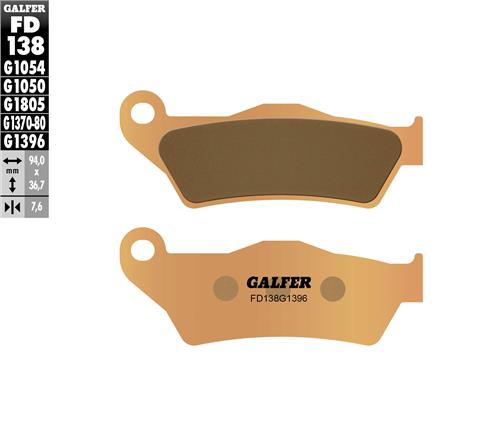 GALFER KTM/HUSKY/GASGAS FRONT BRAKE PADS 125-501
