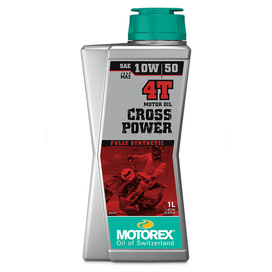 MOTOREX CROSSPOWER 4T FULLY SYNTHETIC (10W50) 1 LITRE