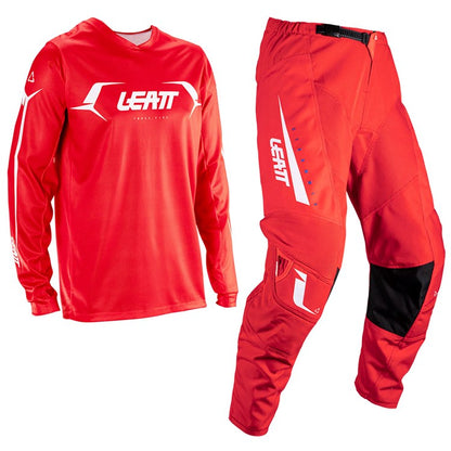 LEATT 2026 PANT AND SHIRT KIT COMBO 3.5 RED