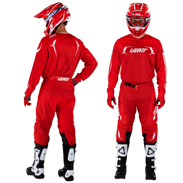 LEATT 2026 PANT AND SHIRT KIT COMBO 3.5 RED