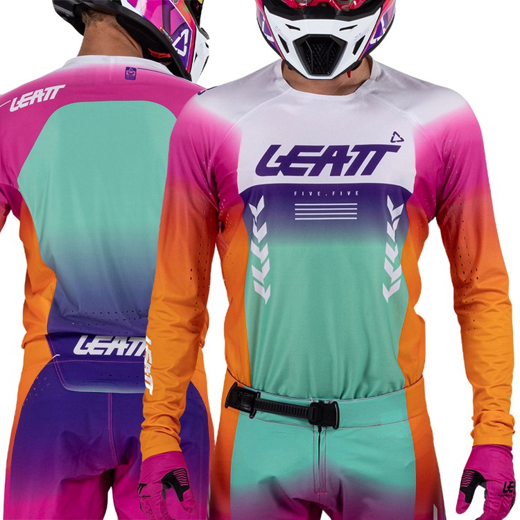 LEATT 2026 SHIRT MOTO 5.5 ULTRAWELD PINATA TEAL