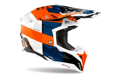 Airoh Aviator 3 Monach Orange Gloss MX Helmet