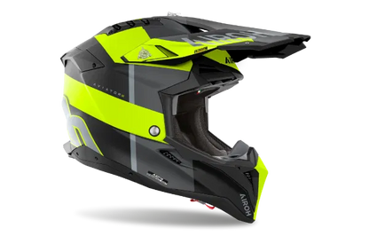 Airoh Aviator 3 Monach Yellow Matt MX Helmet