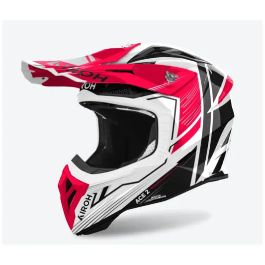 Airoh Aviator Ace 2 Engine Red Gloss MX Helmet