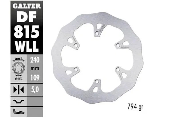 GALFER BETA 240mm SOLID REAR DISC