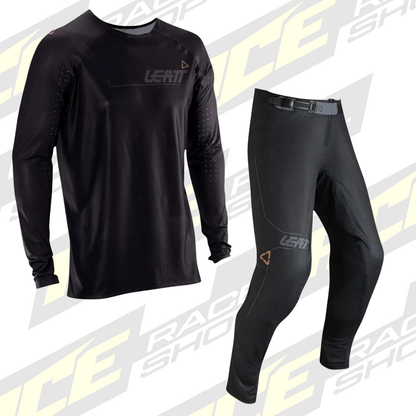 LEATT MOTOCROSS MX 5.5 SHIRT & PANT KIT COMBO - BLACK