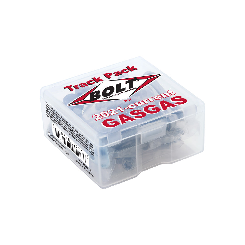 BOLT TRACK PACK FASTENER KIT GAS GAS MC/MC-F/EC/EC-F/EX/EX-F 21-24 STYLE