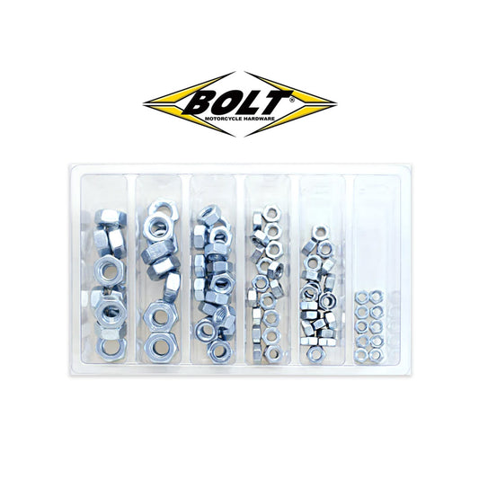 BOLT HEX NUT SERVICE ASSORTMENT BOX 90PCS