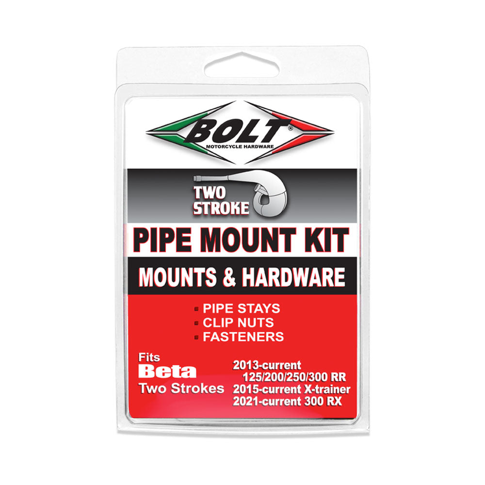 BOLT EXHAUST PIPE MOUNT KIT X2 BETA 125-300RR 13-23,  X-TRAINER 250-300 15-23 (R)