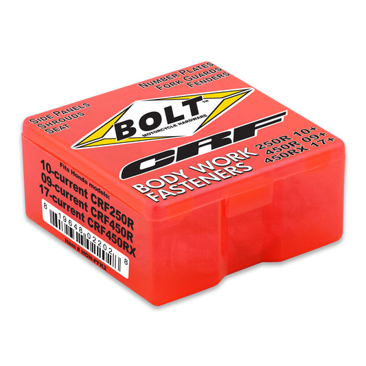 BOLT PLASTIC FASTENER KIT HONDA CRF250R 10-21, CRF450R 09-20, CRF250RX/450RX 17-21