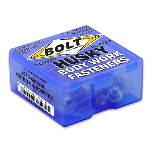 BOLT PLASTIC FASTENER KIT HUSKY TC/FC/TX/FX 50-450 14-22,  TE/FE 50-501 14-23  (R)