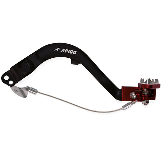 APICO BRAKE PEDAL FORGED HONDA CRF300L/RL 20-23  BLACK/RED