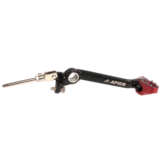 APICO BRAKE PEDAL TRIAL ELITE BETA REV 80 03-08, EVO 80 09-23 BLACK/RED