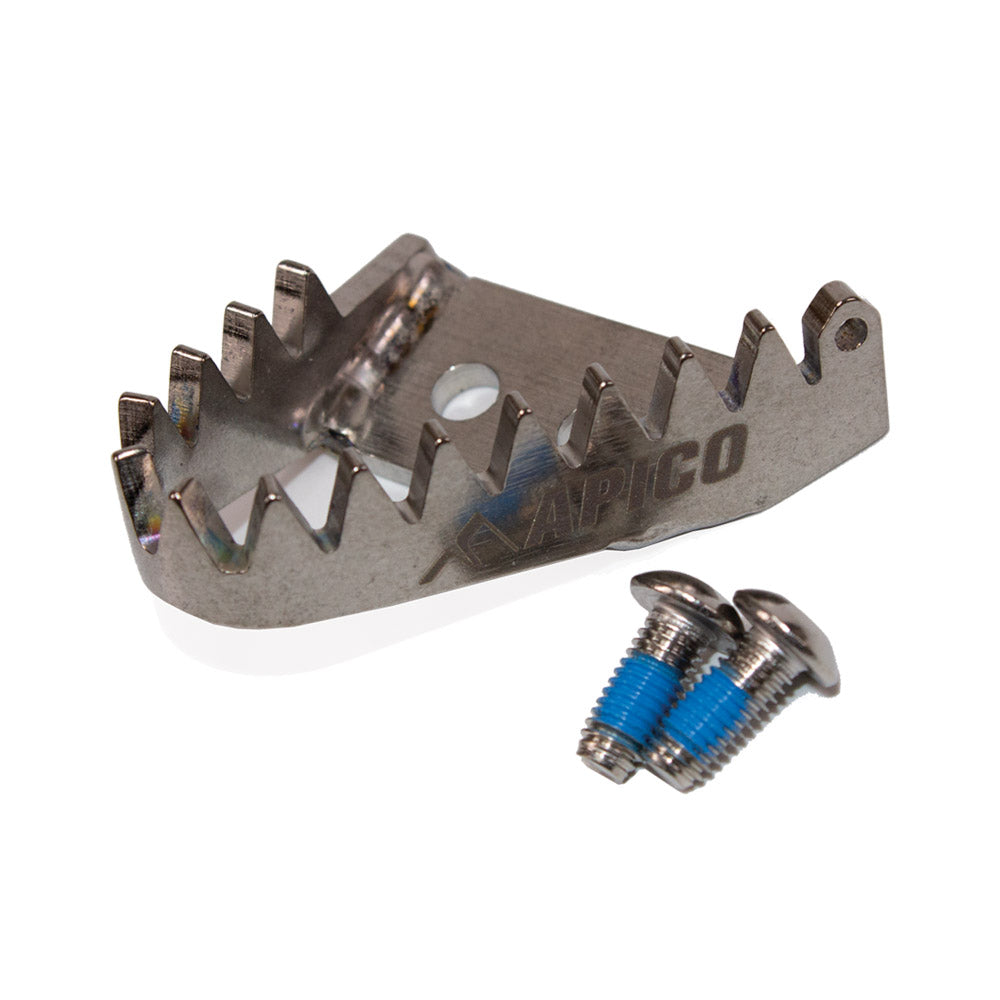 APICO BRAKE PEDAL TIP OEM KTM/HQV SX/SX-F125-450 2023,  TC/FC125-450 2023  TITANIUM (R)