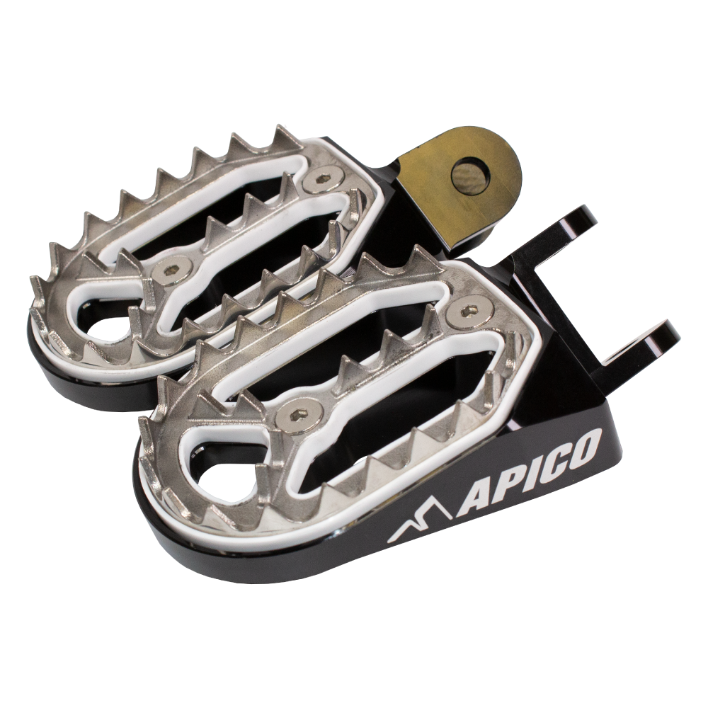 APICO FOOT PEG PRO-BITE HONDA CR80/85 96-07,  XR400-650 96-22