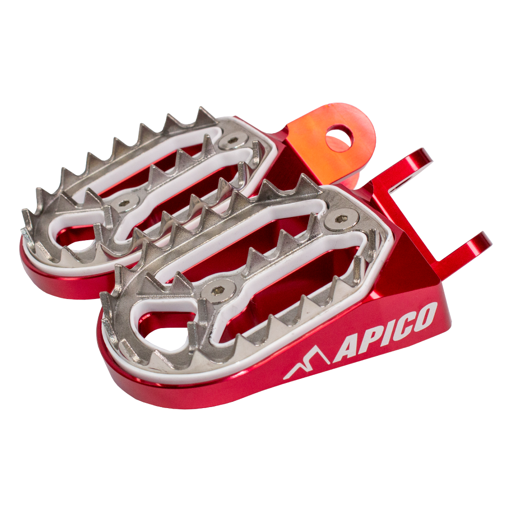 APICO FOOT PEG PRO-BITE HONDA CR80/85 96-07,  XR400-650 96-22