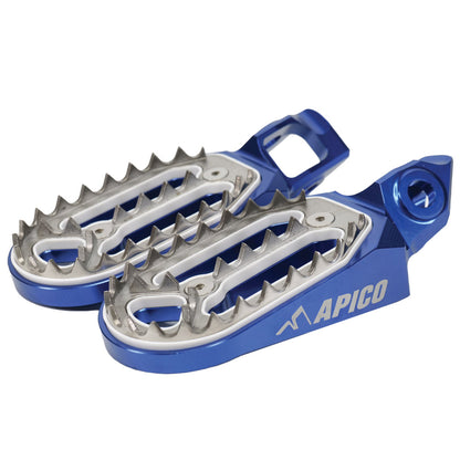 APICO FOOT PEG PRO-BITE KTM/HQV/GAS SX/SX-F/TC/FC125-450 23-24,  EXC/EXC-F/TE/FE150-501 2024,  MC/MC-F/EC/EC-F 2024 BK (R)