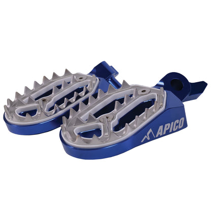 APICO FOOT PEG PRO-BITE YAMAHA YZ250F 2024,  YZ450F 23-24, YZ450FX/WR450F 2024