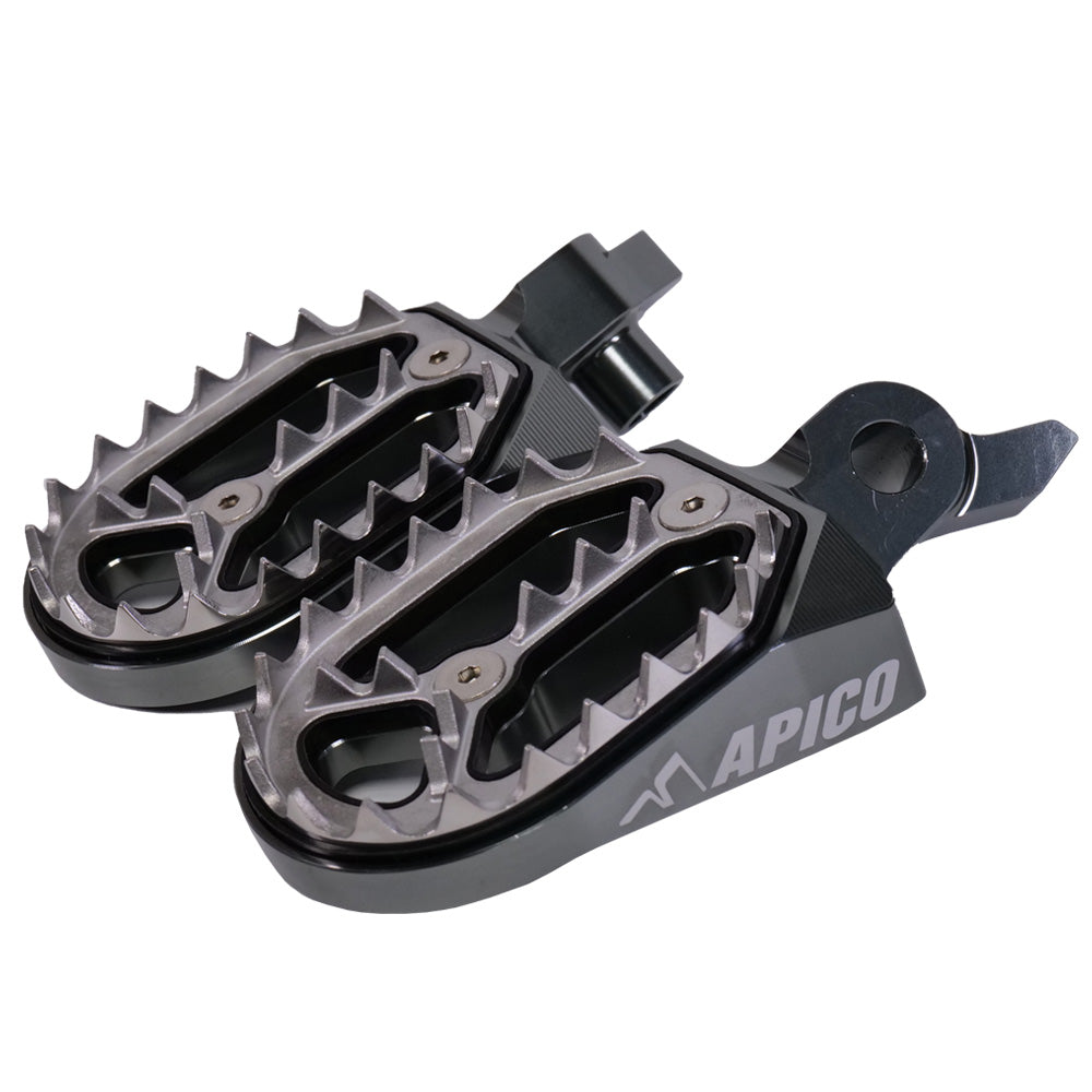 APICO FOOT PEG PRO-BITE YAMAHA YZ250F 2024,  YZ450F 23-24, YZ450FX/WR450F 2024