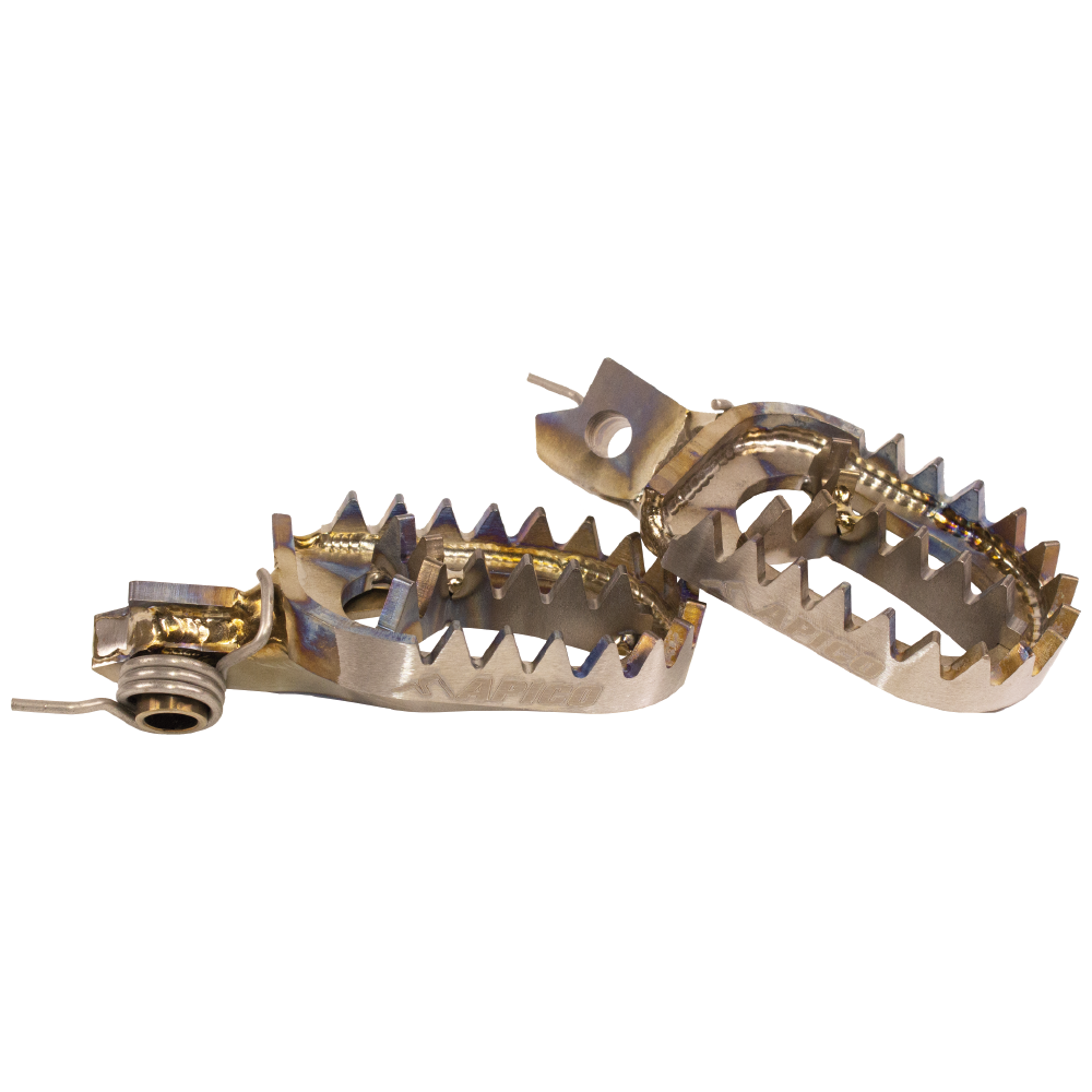 APICO FOOT PEG TITANIUM SUZUKI RM-Z250 10-23,  RM-Z450 10 & 12-23