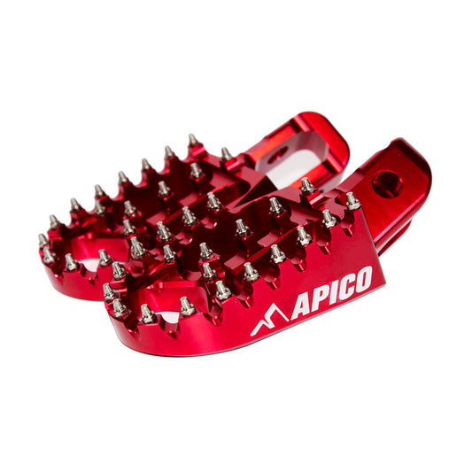 APICO FOOT PEG XTREME BETA RR 125-300 2T 20-23, 350-480 4T 20-23  RED (R)