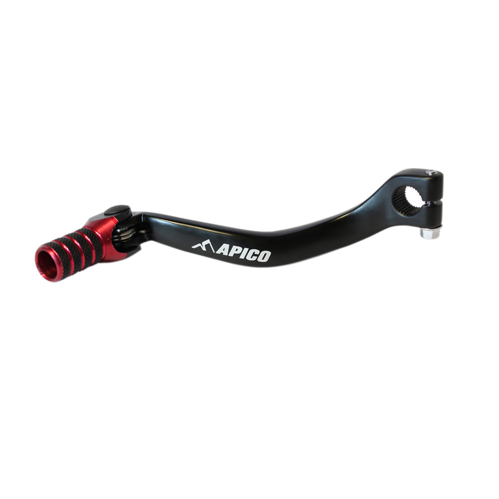 APICO GEAR PEDAL ELITE HONDA CR250 04-07 BLACK/RED