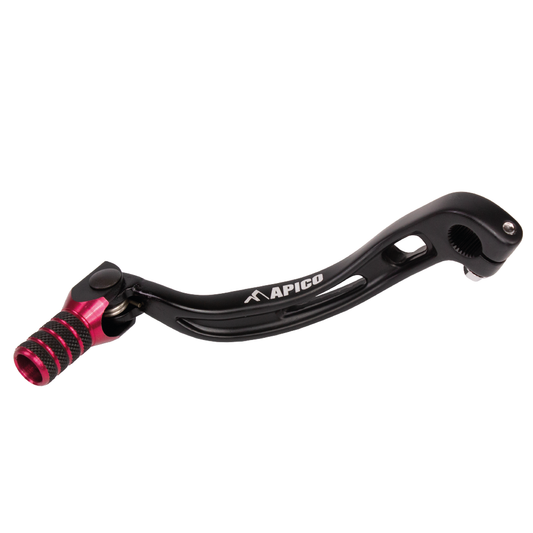 APICO GEAR PEDAL ELITE HONDA CRF250R/RX 18-23,  CRF450R/RX 17-23,  CRF450X/L/RL 19-23  BLACK/RED