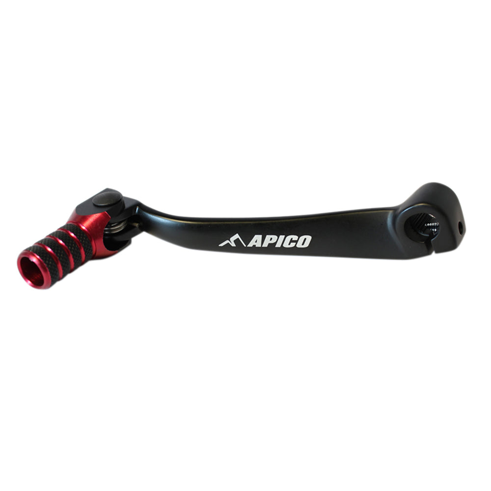 APICO GEAR PEDAL ELITE HONDA CRF150R 07-23 BLACK/RED