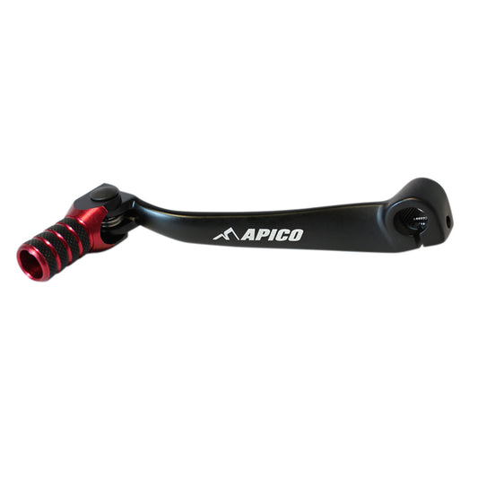 APICO GEAR PEDAL ELITE HONDA CRF150R 07-23 BLACK/RED