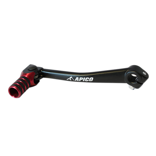 APICO GEAR PEDAL ELITE HONDA CRF50 04-22, CRF70 04-19 BLACK/RED