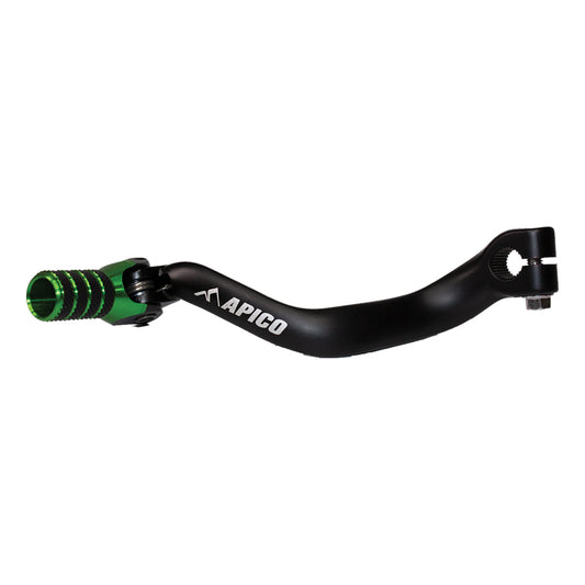 APICO GEAR PEDAL ELITE KAWASAKI KX125-250 88-93, KX500 88-93  BLACK/GREEN